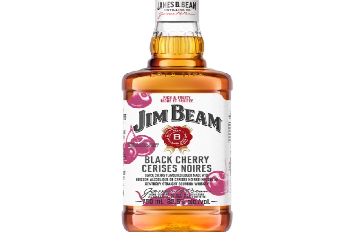 JIM BEAM BLACK CHERRY-750ML (1 x 750 ML )