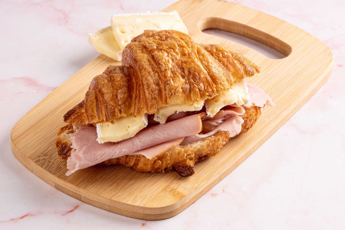 Ham and Brie Croissant Sandwich