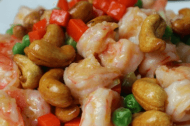 25. Prawns with Cashew Nuts