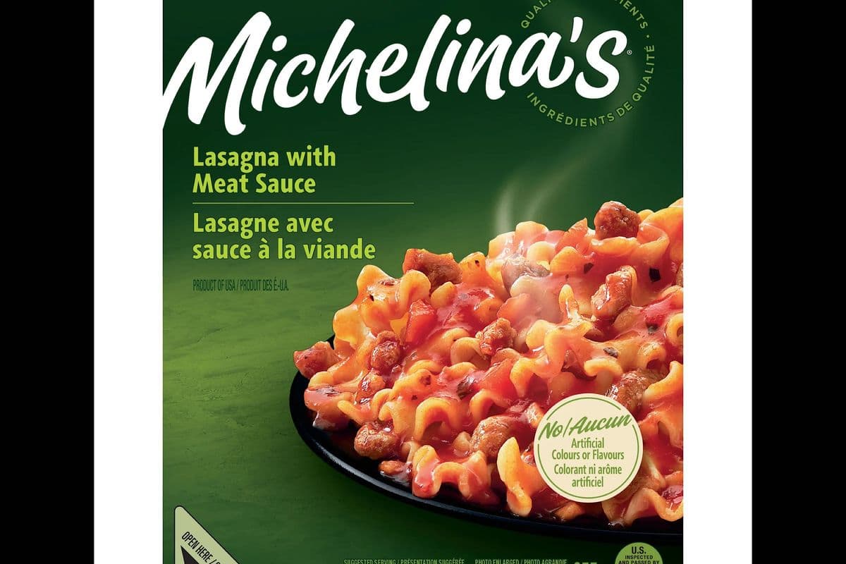 Michelina’s - Lasagne avec sauce à la viande / Lasagna with meat sauce