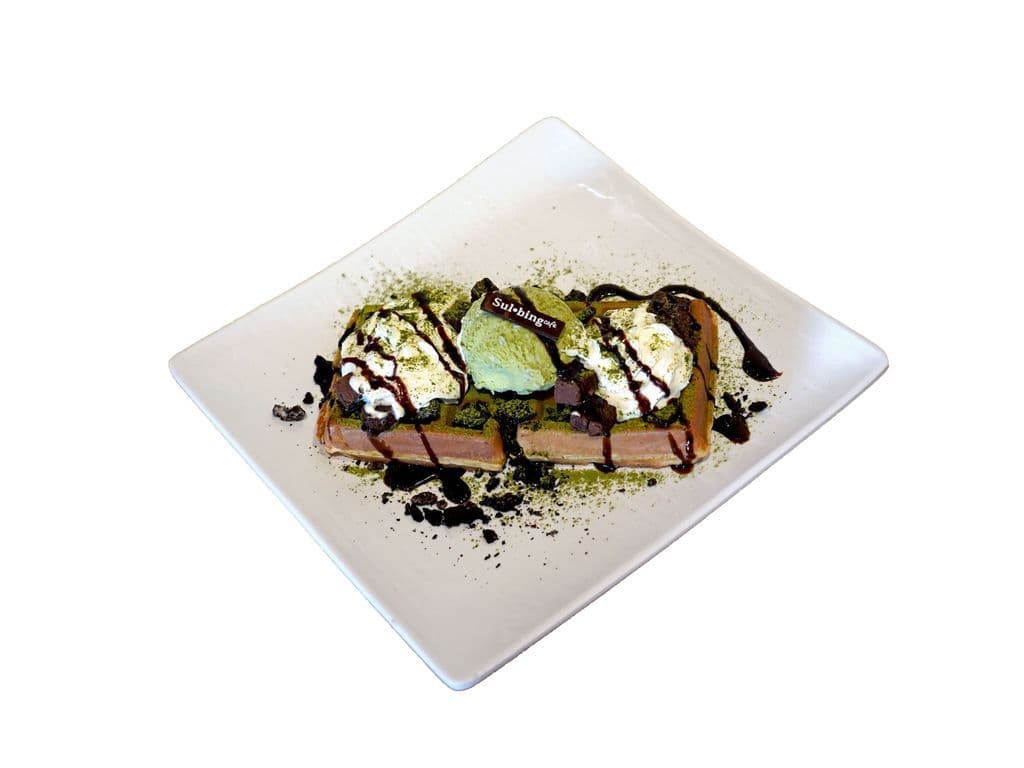 Green Tea Chocolate Waffle