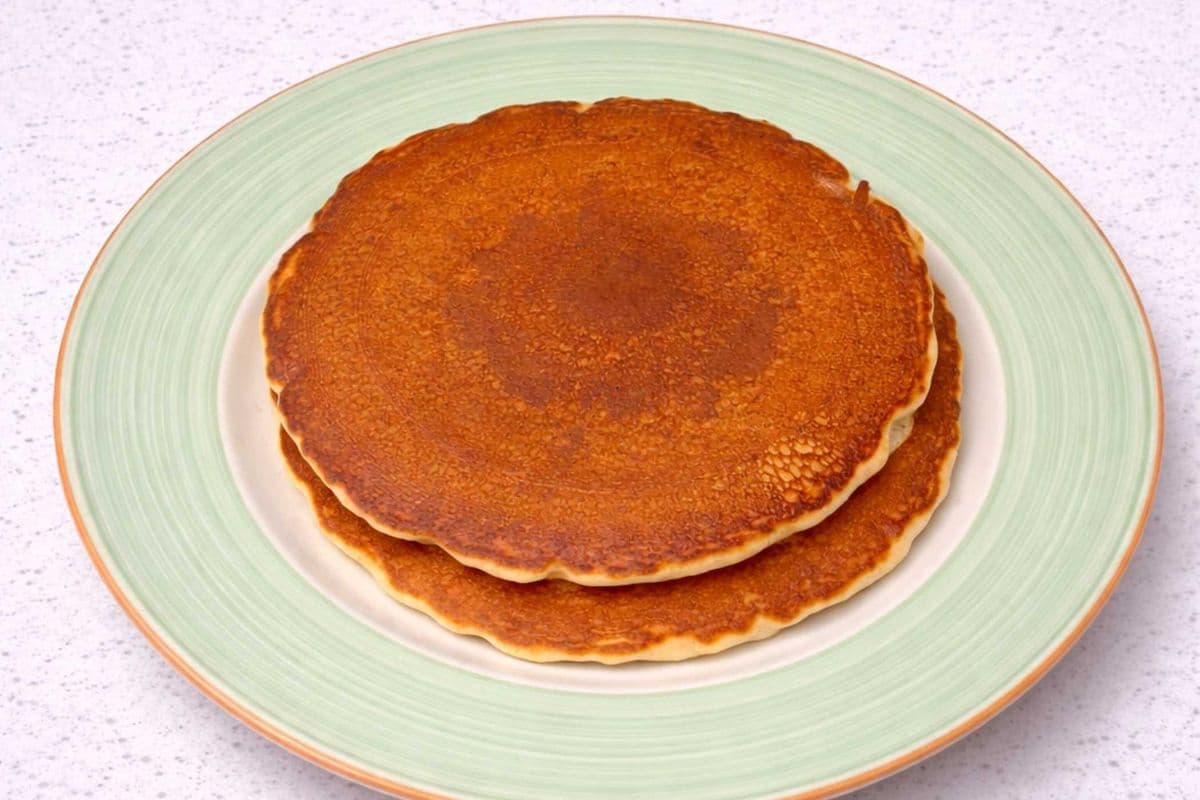 TWO PLAIN PANCAKES