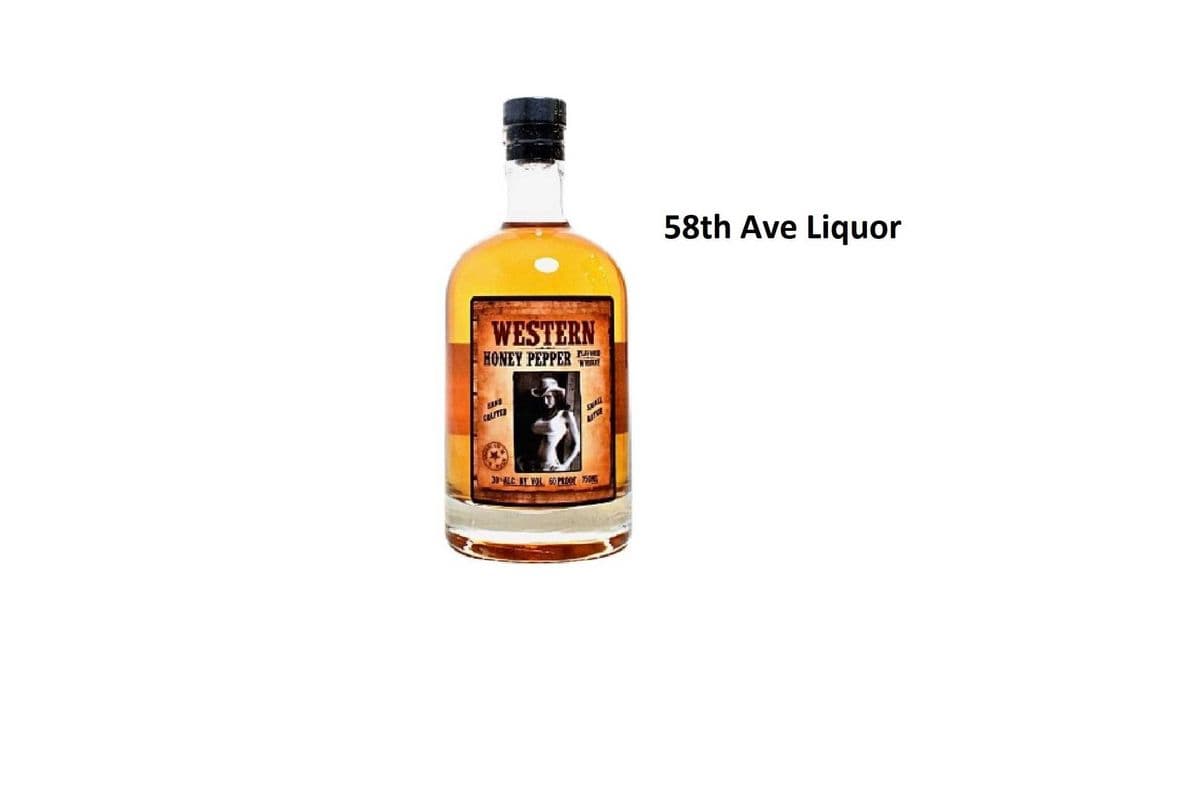WESTERN HONEY PEPPER WHISKEY 750ML (1 x 750ML)