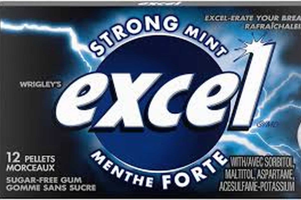 Excel Strong Mint - Sugar Free (12 Pieces)