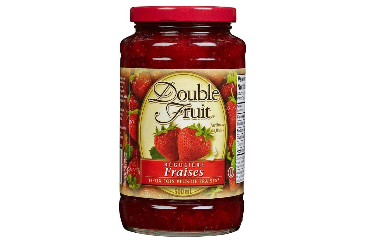 Double Fruit - Tartinade aux Fraises / Strawberry Spread (500 ml)