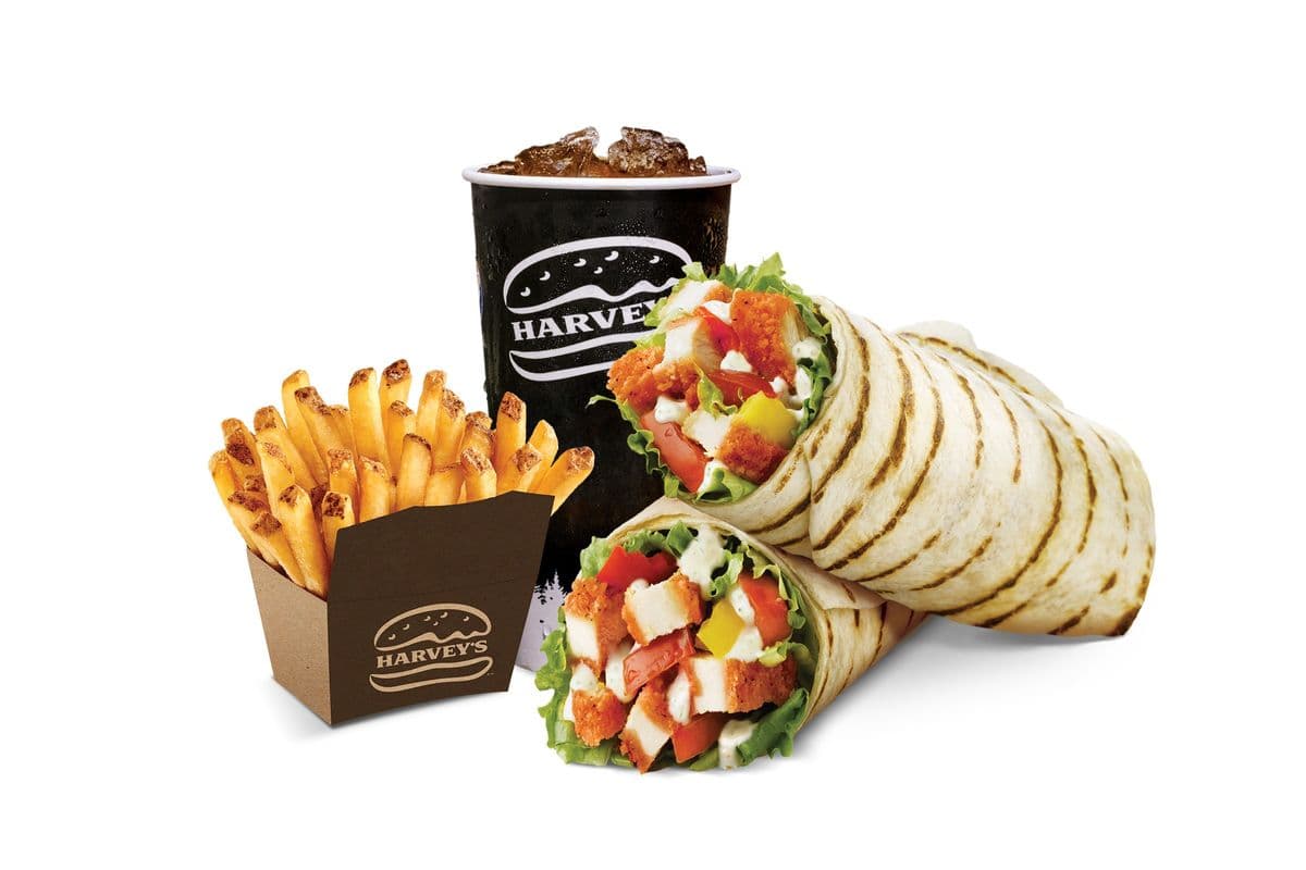 Trio Wrap au poulet Buffalo / Buffalo Chicken Wrap Combo
