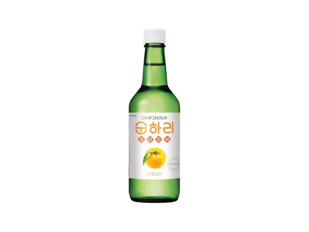 Chum Churum Citron, 360mL Soju (12.0% ABV)
