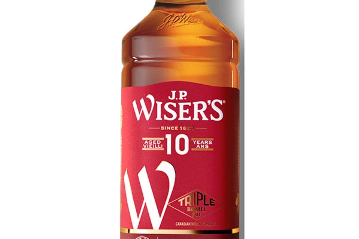 J.P. WISER'S 10YO CANADIAN WHISKY 1X750ML (1 x 750ML)
