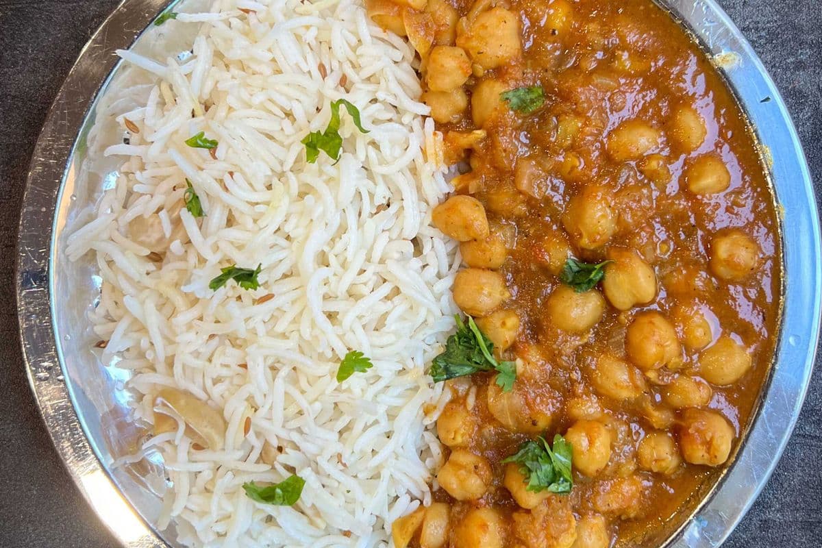 Chole Jeera Rice
