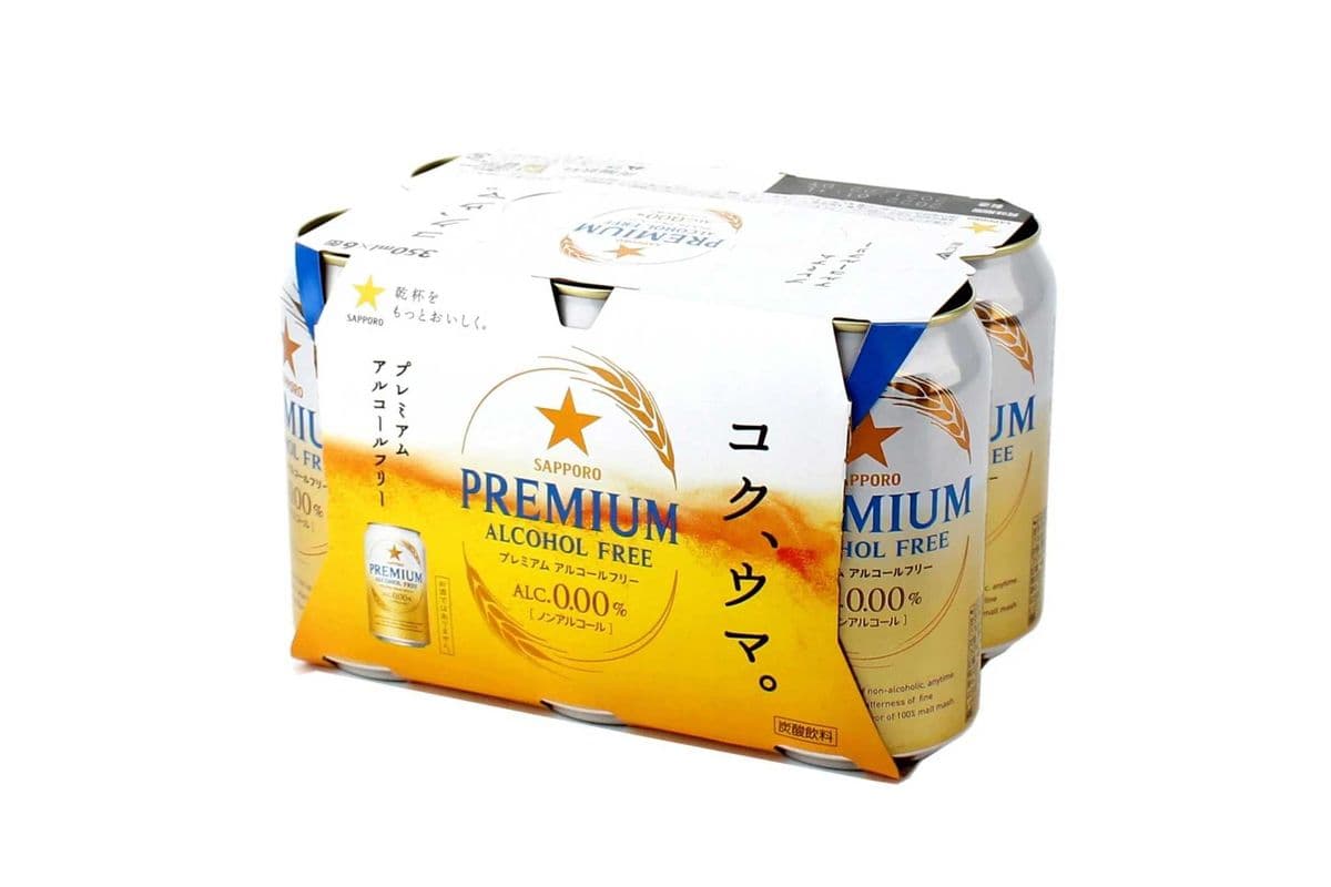 Sapporo non alcoholic 6pk (355ml)