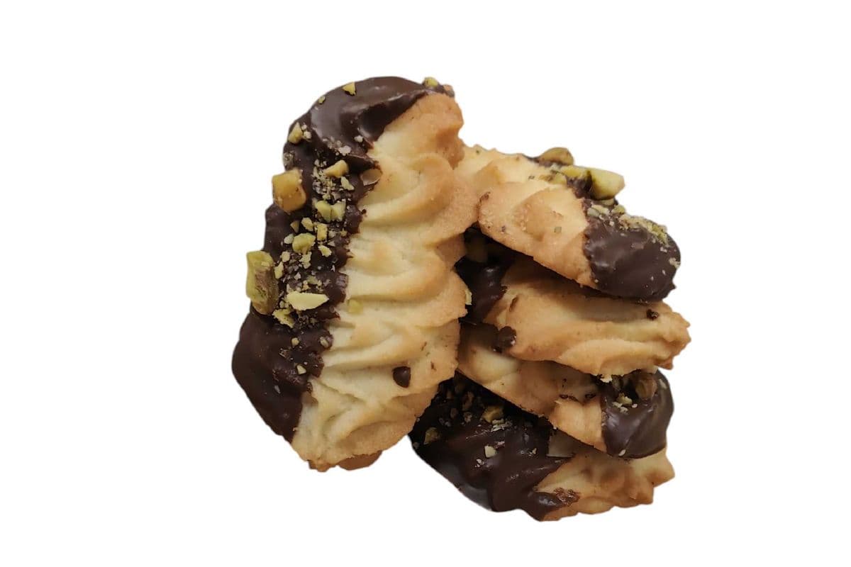 Chocolate Pistachio French Cookies