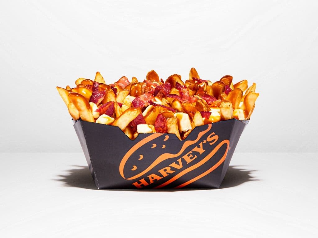 Large Bacon Double Cheese Poutine