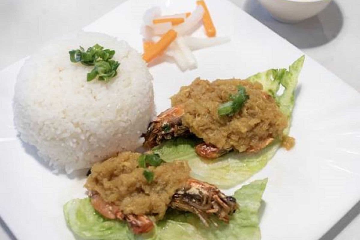 410 - Caramelized Jumbo Prawn（香露大虾饭） - Tom Cang Kho Tau
