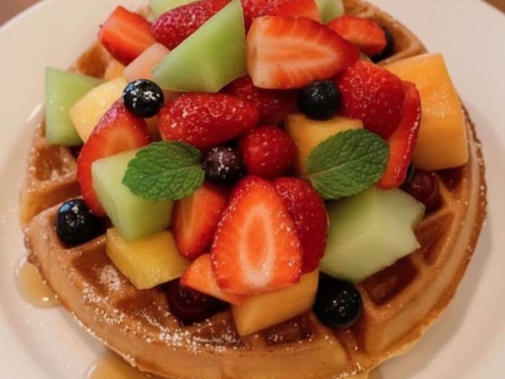 Loads of Fruit Waffle