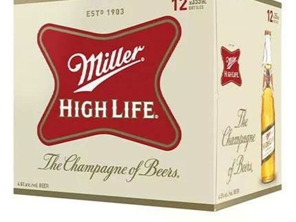 MILLER HIGH LIFE Bottle, 12 x 330ml