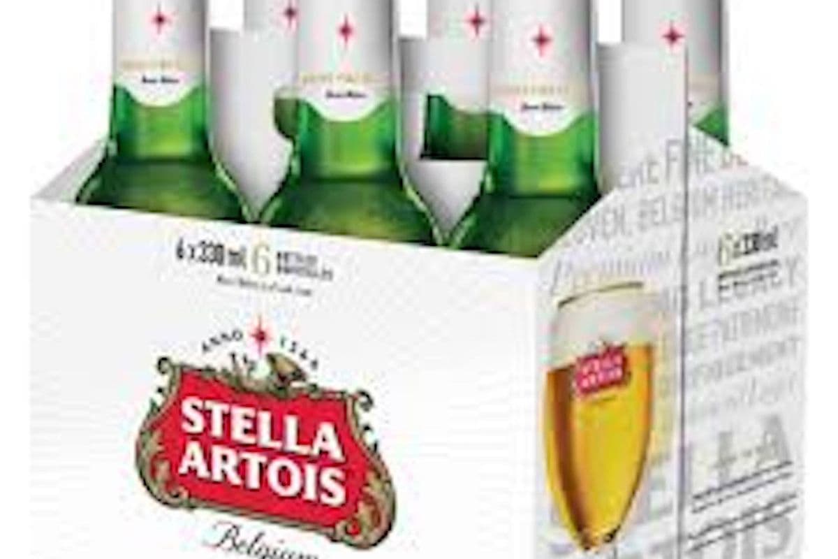 Stella Artois 6 bottles (6 x 355 ml Bottles)