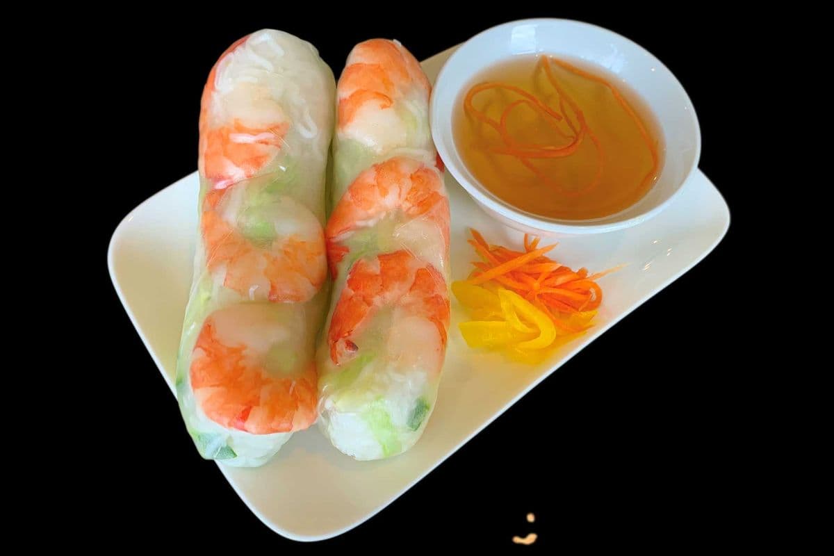 5A. Fresh spring rolls with shrimp