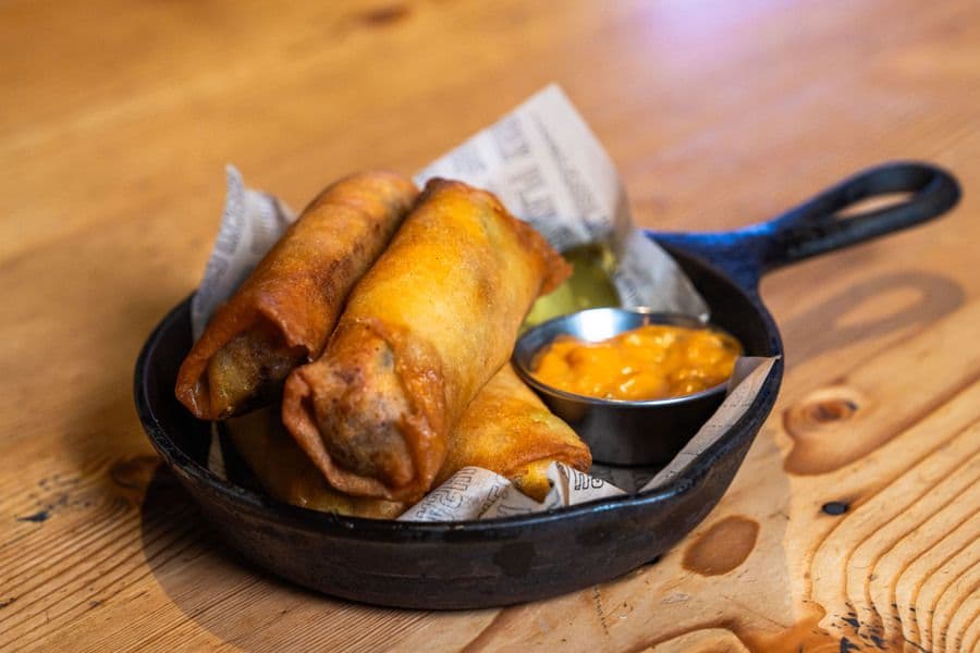 Cheeseburger Spring Rolls