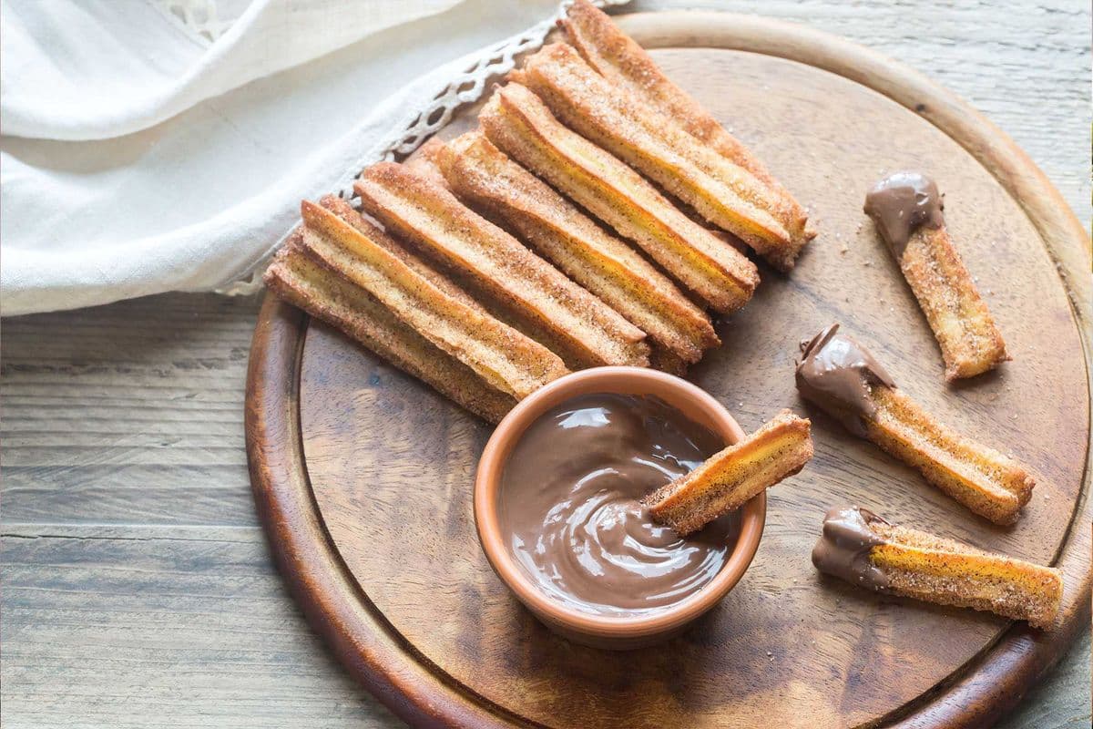 Churros with Nutella (2 churros)