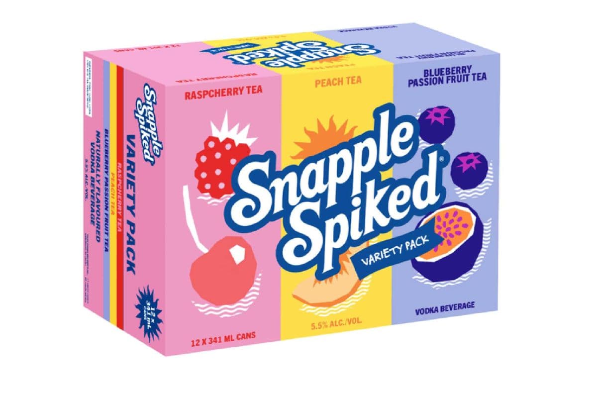 Snapple Spiked Assorted 12 Pack (12 x 341ml)