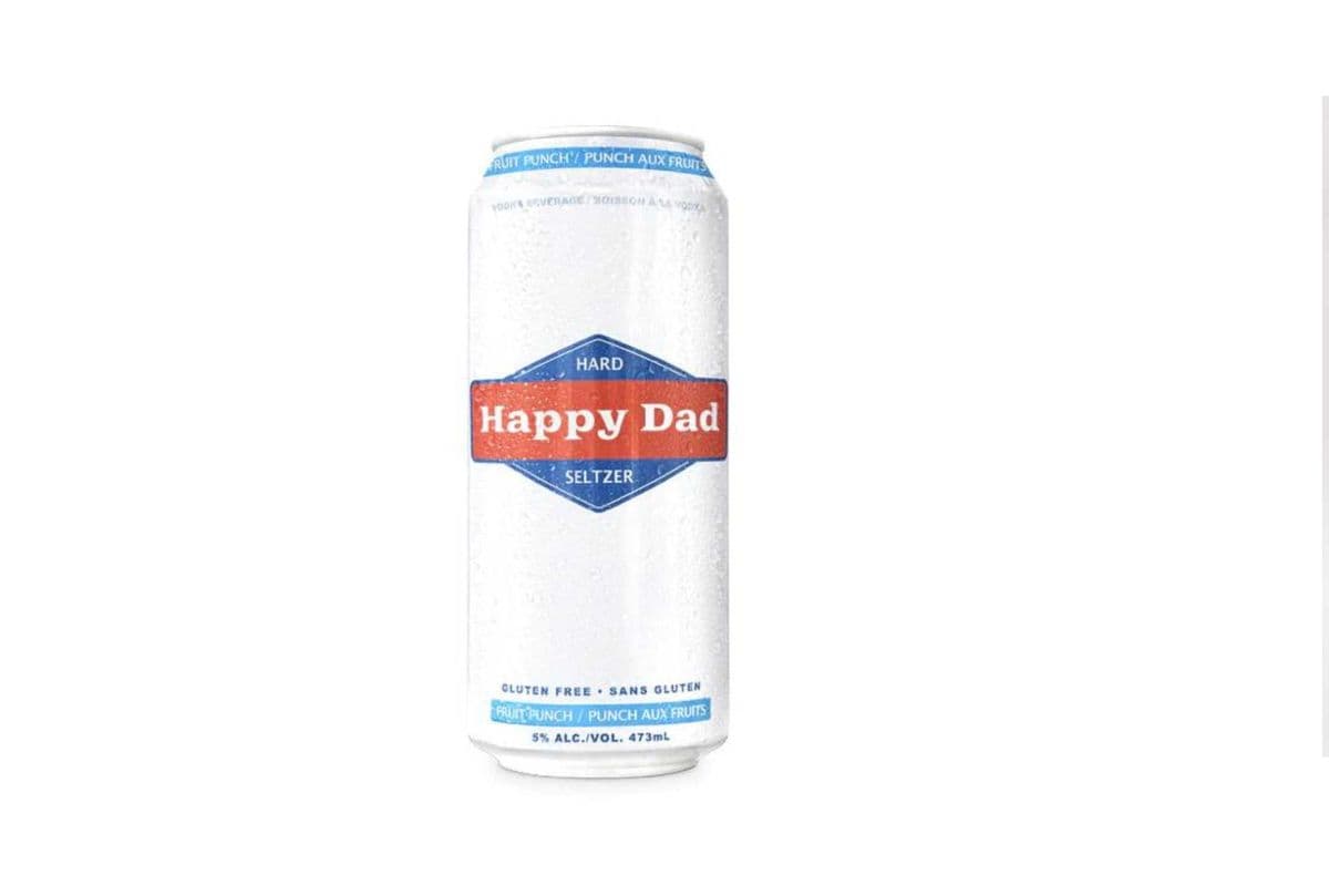 Happy Dad Hard Seltzer Fruit Punch (1 x 473ml)