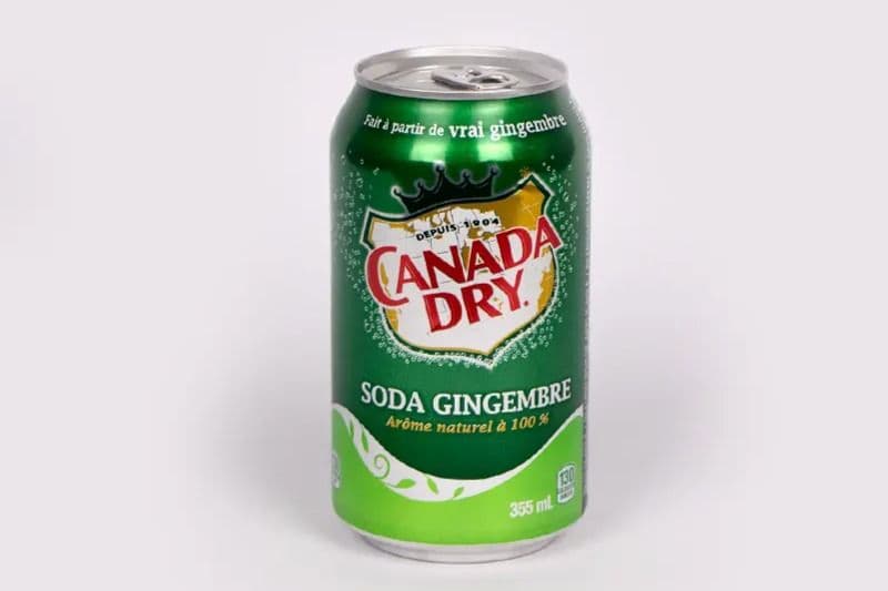 Can of Canada dry Ginger Ale