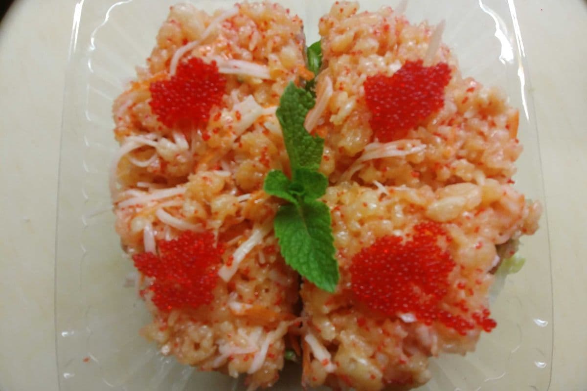 #53. Sushi pizza (4 mcx) / Sushi Pizza (4 pcs)