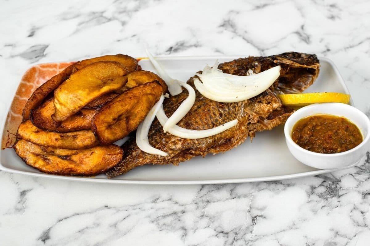Beans Plantain And Fish