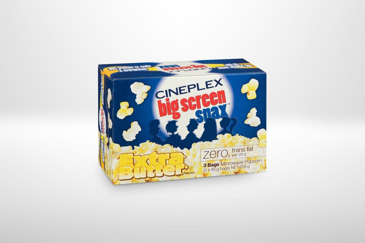 Cineplex Microwave Popcorn (3 x 85 g)