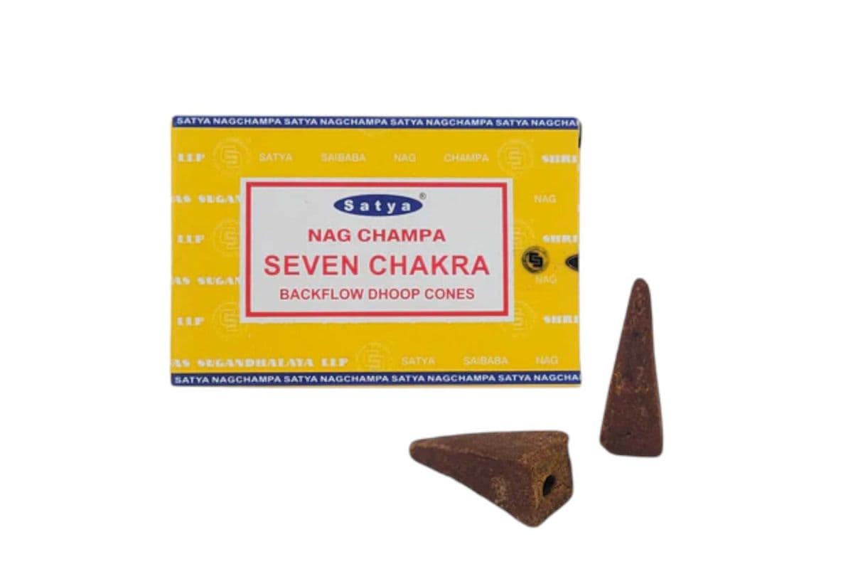 Satya Nag Champa Seven Chakara Dhoop Cones