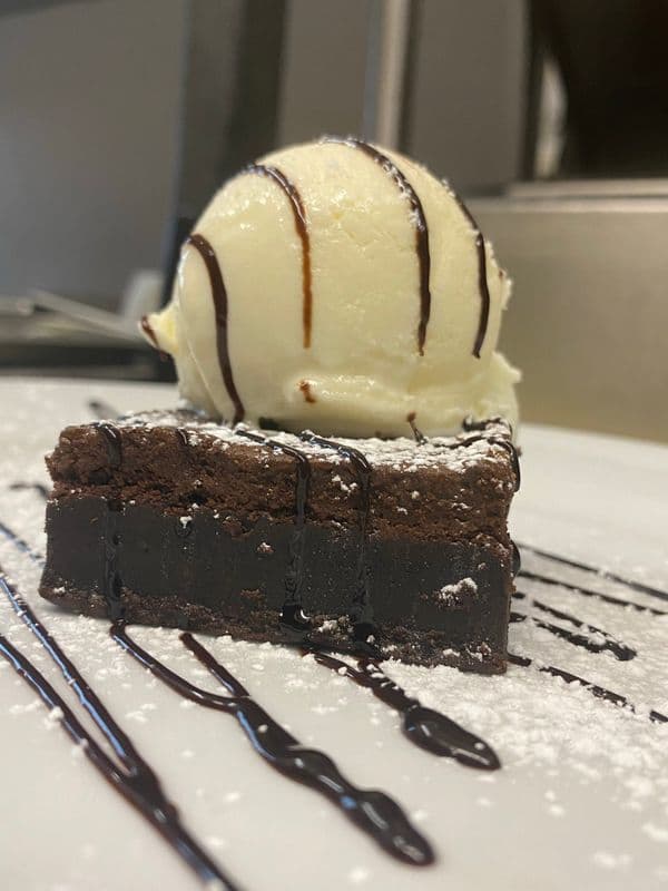 Brownie with Ice Cream