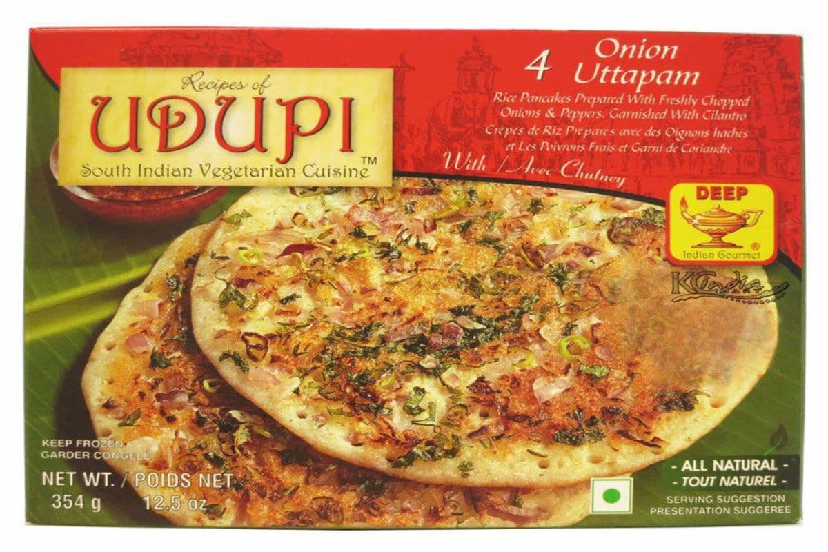 Deep Onion uttapam (4 pcs)