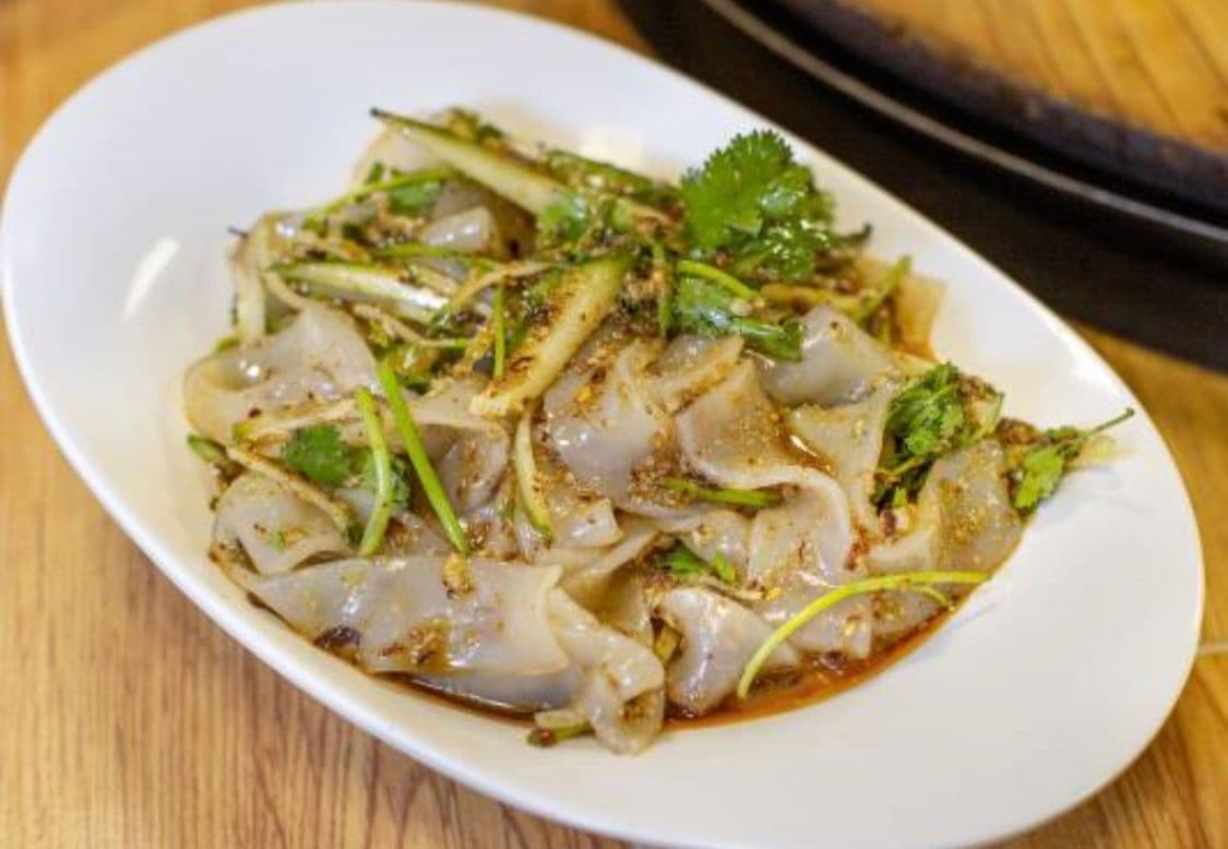 Mung Bean Pasta酸辣川北拉皮