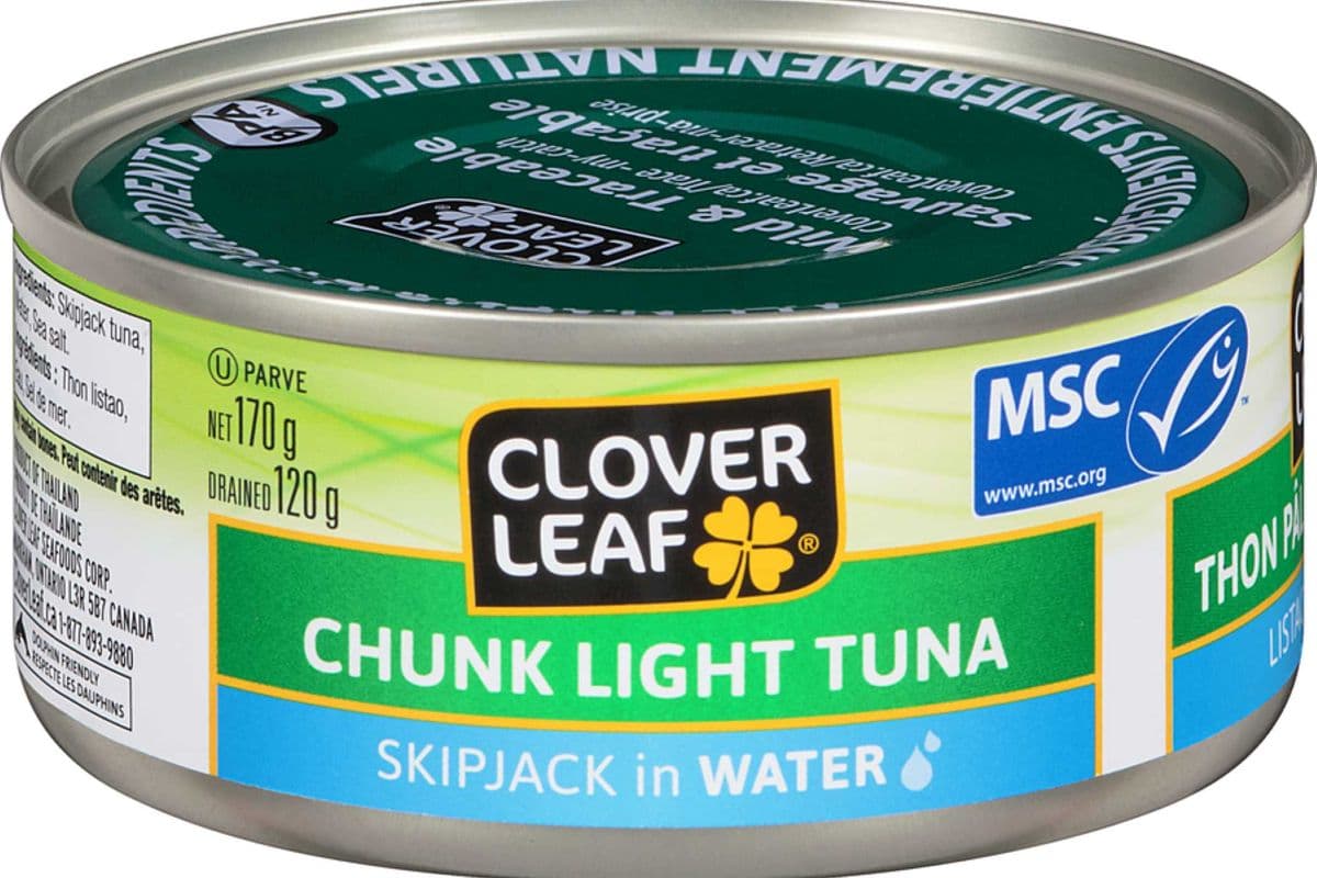 Clover Leaf - Chunk Light Tuna -Skipjack in Water 170g