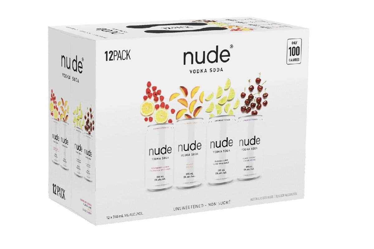 Nude Vodka Soda Mixer (12 x 355 ml Cans)