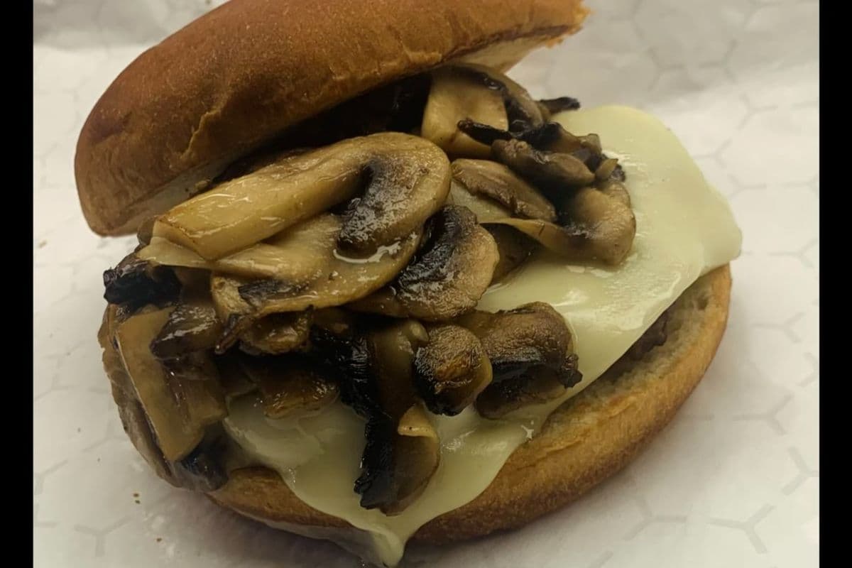 Mushroom Swiss Burger