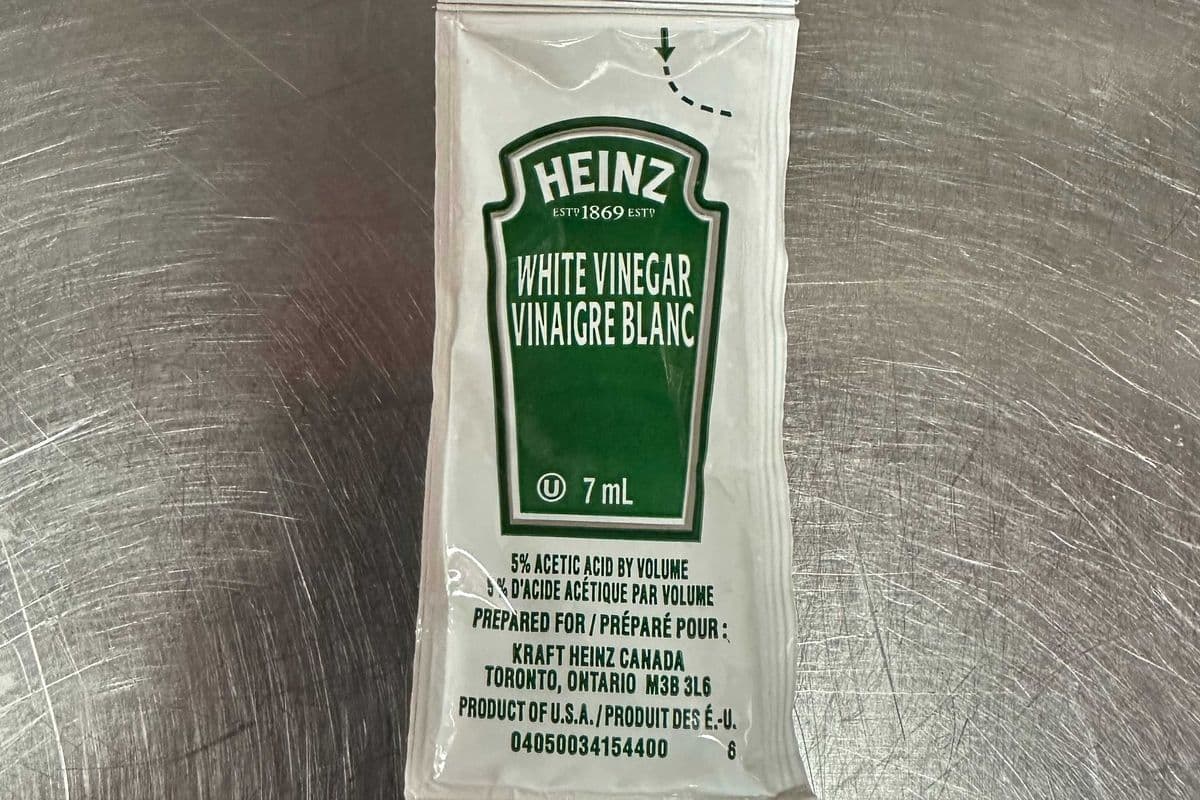 White Vinegar Packet
