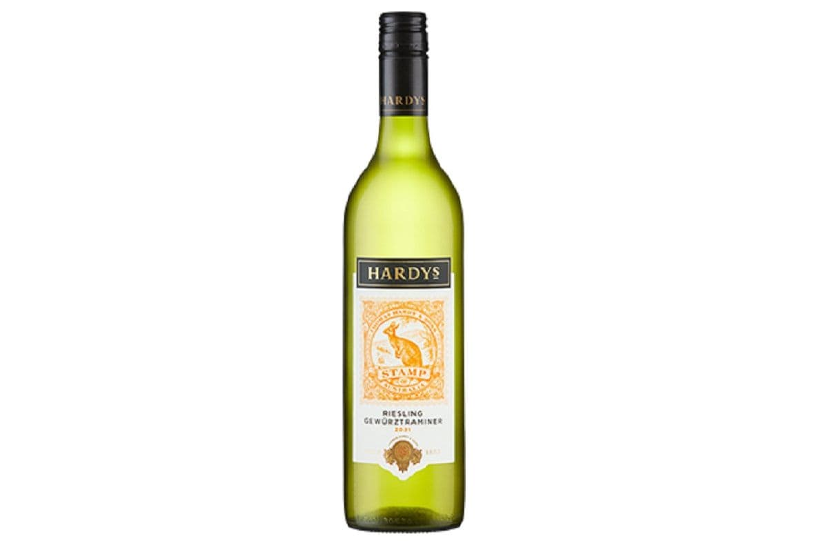 448548 Hardys Stamp Riesling/Gewurztraminer (1 x 750 ml)