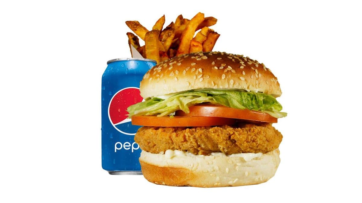Thunder Crunch Chicken Burger Combo