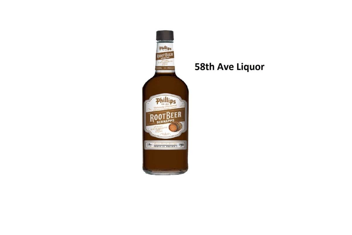 PHILLIPS ROOT BEER SCHNAPPS (1 x 750ML)
