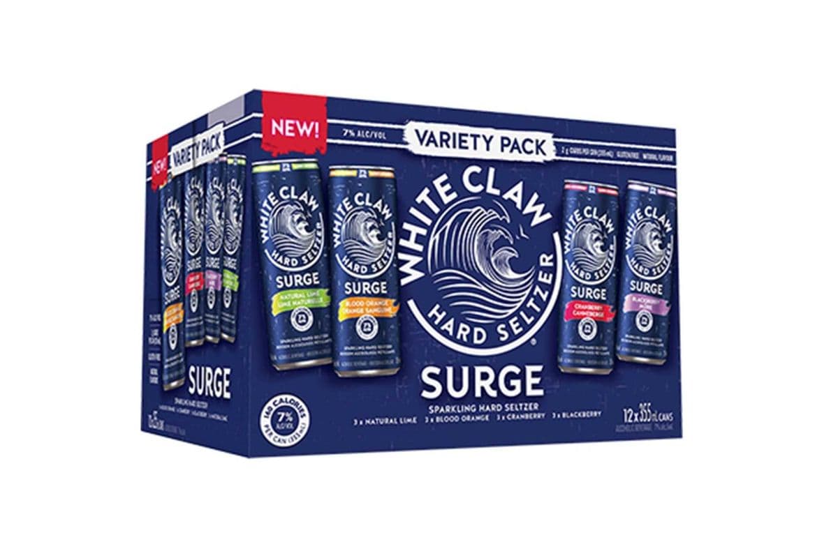 White Claw Surge- Variety Pack (12 x 355ml Cans)
