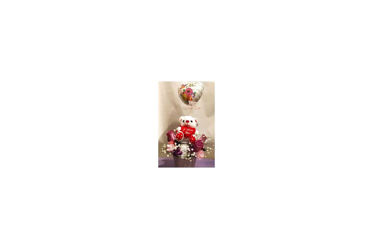 Adorable Mother's Day Flower Arrangement Pot # 1