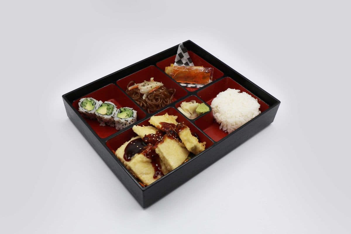 Bento Box 7 tofu teriyaki