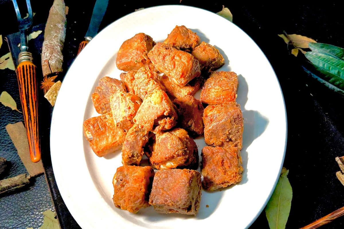 Deep-Fried Spare Ribs (Dry Ribs)
