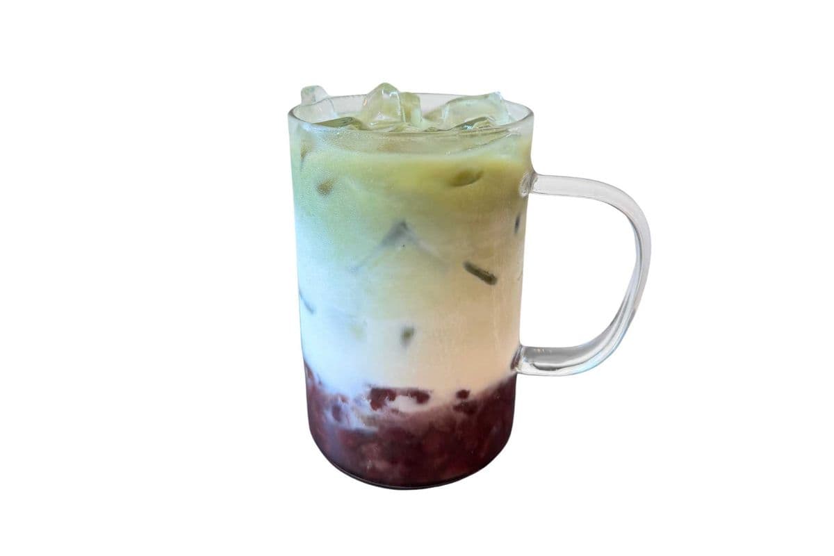 Red Bean Matcha Latte