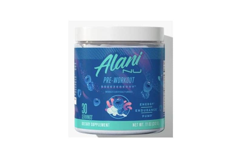 Alani Nu Pre-Workout Breeze Berry Powder (312 g)