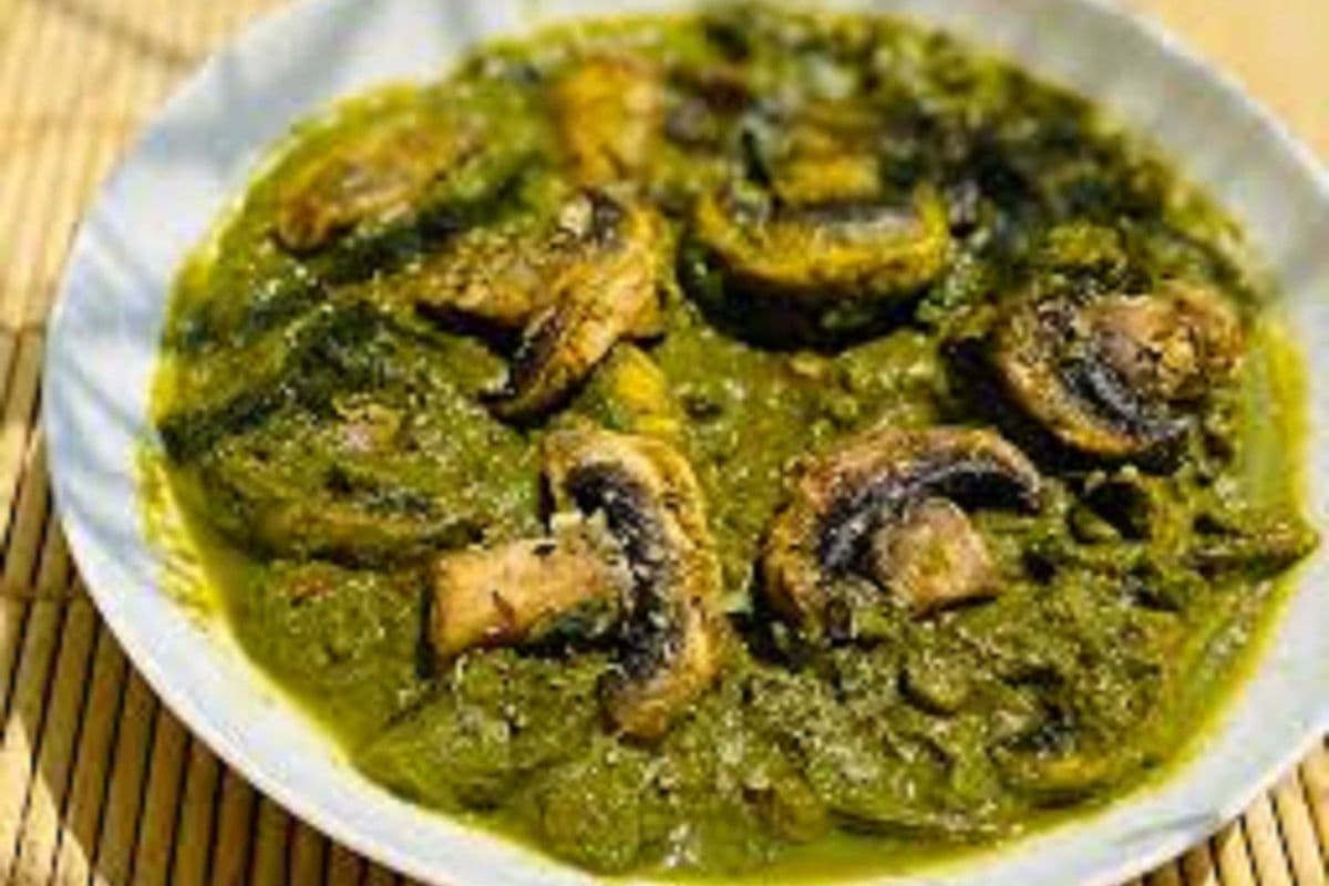 Palak Mushroom