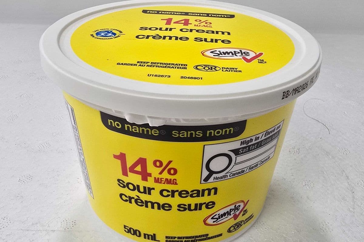 No name Sour cream 14% M.G 500ml (500ml)