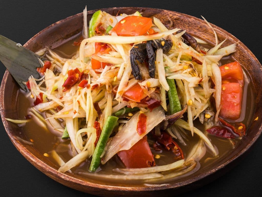 B41 Isaan Laos Papaya Salad 