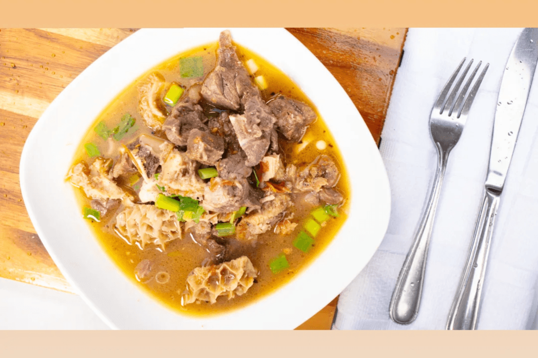 Bouillon de chèvre / Goat Pepper Soup